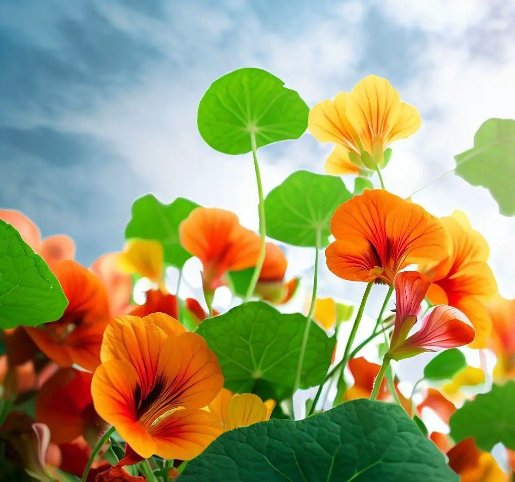 nasturtiums to prevent pests from cucumbers